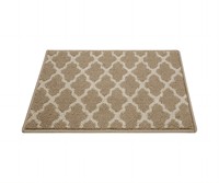 Tapis en polypropylène tufté avec envers en latex antidérapant, lavable en machine, pour la maison