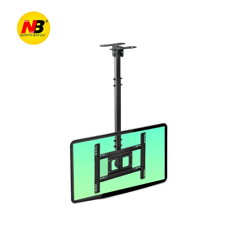 NB T560-15 32-65 ''LED LCD TV Xoay Tường Ống Trần Mount Bracket