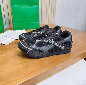 Nouvelles baskets lumineuses à lacets de créateur BV pour hommes et femmes, en cuir de haute qualité, style bout souple - Product Image 5