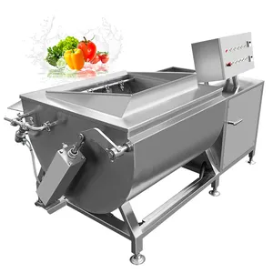 Hot sale vortex leafy vegetable washing machine fruit cleaning machine lettuce cabbage bubble washing washer
