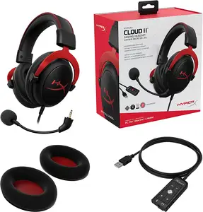 Groothandel Originele Engels Pakket Hyper X Hoofdtelefoon Gaming Gamer Headset Rood Hyper X Cloud 2 Ii Met Microfoon Wired