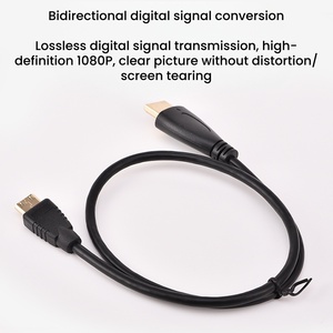 Câble <span class=keywords><strong>Mini</strong></span> <span class=keywords><strong>HDMI</strong></span> vers <span class=keywords><strong>HDMI</strong></span> plaqué or pour moniteur, tablette, caméra, écran HDTV, projection, câble <span class=keywords><strong>Mini</strong></span> HDTV vers <span class=keywords><strong>HDMI</strong></span> 2.0 - Product Image 5