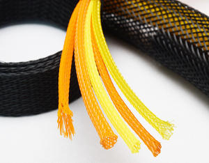 שרוול כבלים קלוע רשת דמוי עור נחש עמיד וגמיש להגנה על חוטי PE - Product Image 5