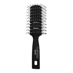 Fantezi buğday saman dolaşık açıcı saç fırçası Salon kuaförlük düz kıvırcık saç tarak ücretsiz saç fırçası - Product Image 5