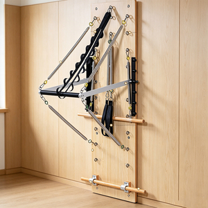 Escalera de Madera Versátil y Resistente para Gimnasio en Casa, <span class=keywords><strong>Pilates</strong></span>, 5 Niveles, Multinivel, Entrenamiento de Yoga, Montada en la Pared - Product Image 1