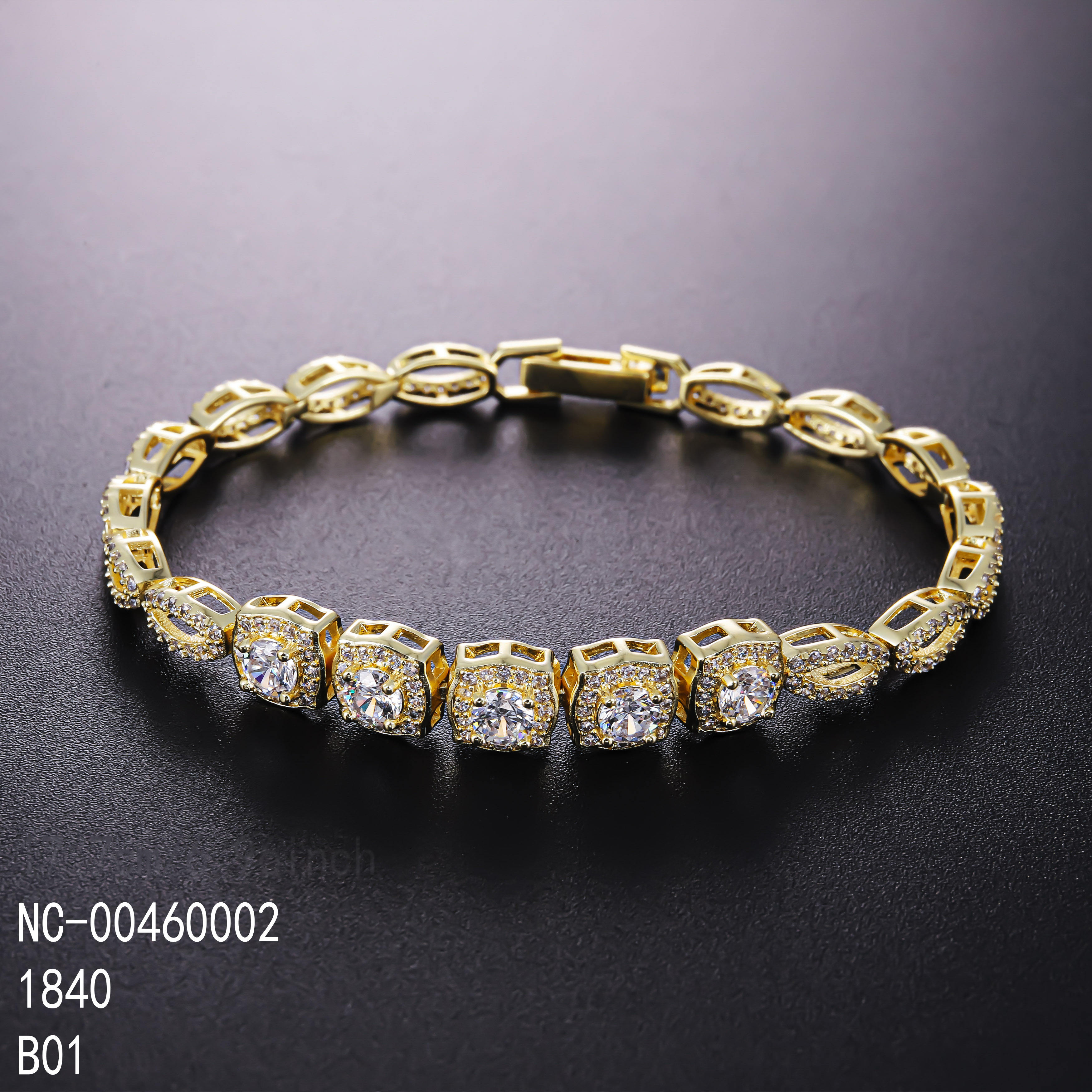 White+14K Gold Plated