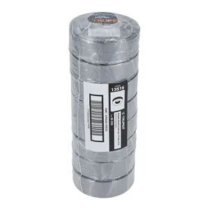 Cinta aislante BOX 8 de 9 m x 19 mm, gris, TRUPER - Product Image 3