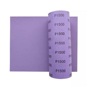 Papel <span class=keywords><strong>de</strong></span> <span class=keywords><strong>lija</strong></span> <span class=keywords><strong>de</strong></span> <span class=keywords><strong>agua</strong></span> <span class=keywords><strong>de</strong></span> alta calidad <span class=keywords><strong>de</strong></span> óxido <span class=keywords><strong>de</strong></span> aluminio marrón 60 granos <span class=keywords><strong>5000</strong></span> granos papel abrasivo - Product Image 2