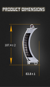 2015 up Road Glide Side Vent Insert Signal Lamp Vent DRL & Clignotants pour Harley Road Glide <span class=keywords><strong>CVO</strong></span> Ultra 15-24 - Product Image 2