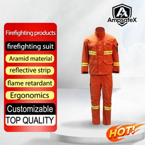 Traje de Bombero de Aramida Premium para Incendios Forestales de Cuerpo Completo |   Equipo de Protección Ignífugo para Bomberos - Product Image 1