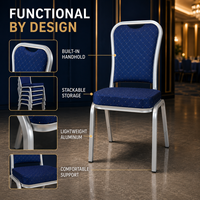 Chaises de banquet en métal de haute qualité pour événements, chaises de mariage empilables en fer rouges, utilisées dans les hôtels et pour l'extérieur, pour les écoles
