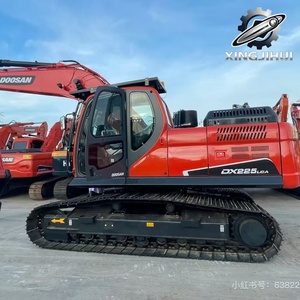 Excavatrice d'occasion Doosan DX225 de 22,5 tonnes, marque japonaise, moteur Cummins, grande excavatrice sur chenilles, provenance Japon. - Product Image 3