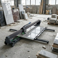 Machine de découpe de carreaux en céramique manuelle professionnelle BA-1600mm, base en alliage d'aluminium avec guide laser vert précis pour les grands carreaux