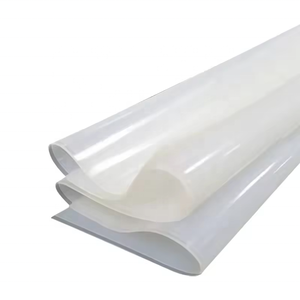 Feuille de silicone transparente de qualité alimentaire blanche 1000x1000mm, épaisseur 1-10mm, 50 ShoreA, résistante aux hautes températures et à l'usure - Product Image 1
