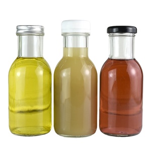 <span class=keywords><strong>Moins</strong></span> <span class=keywords><strong>cher</strong></span> 250ml 350ml 500ml Bouteille de jus en verre ronde 8OZ 12OZ 16OZ Bouteille de sauce en verre hermétique avec bouchon à vis - Product Image 1