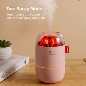 Difusor de aceite esencial de Aroma de Color fuego portátil de 280ml H2O Spray <span class=keywords><strong>deshumidificador</strong></span> sin agua con cargador de coche USB para hoteles - Product Image 6