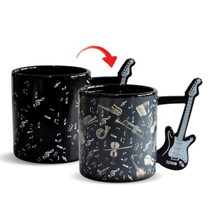 Tùy Chỉnh In Đen Thay Đổi Màu Sắc Cốc Ma Thuật Cốc Cà Phê Cốc Sứ Espresso Cốc Gốm - Product Image 1