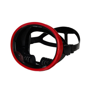 Diving Mask One Window Tempered Glass Waterproof Anti-Fog Adjustable Snorkeling Adult Water Sports - Product Image 1