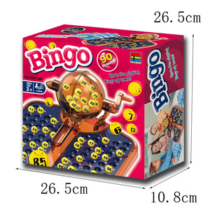 Jeu de société de famille classique et drôle Jeu de table Jouet de bingo royal Fournitures Ensemble de bingo Cage Jeu de <span class=keywords><strong>loto</strong></span> - Product Image 2