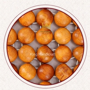 Coussin de siège avant de voiture en perles de bois premium, rafraîchissant, pour une circulation d'air et un massage, idéal pour la conduite estivale - Prix abordable - Product Image 3