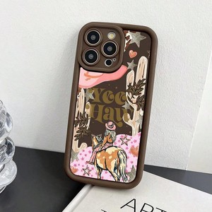 Desert Girl Horse Riding para <span class=keywords><strong>Apple</strong></span> 16/15/14 High Bamboo Ladder Funda de teléfono de TPU para <span class=keywords><strong>Iphone13</strong></span>/12/11 Incluye agarre para teléfono - Product Image 6