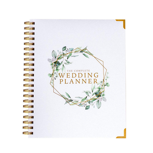 Hot Selling Hardcover Spiral Undated Planning Organiser Daily Notepad Journal Book <strong>Wedding</strong> <strong>Planner</strong> <strong>Notebook</strong> - Product Image 2