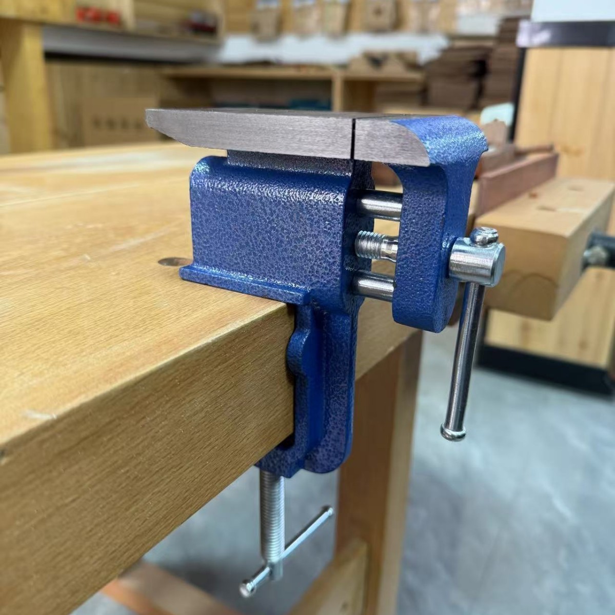 Nouveau étau de table en étau bleu