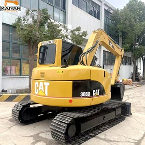 Excavatrice sur chenilles CAT 308D d'occasion, 8 tonnes, pelle hydraulique, machine de terrassement sur chenilles pour la construction - Product Image 4