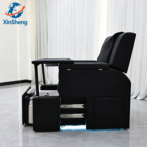 New Arrival Salon Equipment Multifunction Foot Spa Manicure <strong>Chair</strong> Modern Electric Massage <strong>Pedicure</strong> <strong>Chair</strong> with Manicure Set - Product Image 3