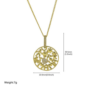 Collana con ciondoli in ottone <span class=keywords><strong>per</strong></span> <span class=keywords><strong>mamma</strong></span> ciondolo collana a catena <span class=keywords><strong>per</strong></span> clavicola <span class=keywords><strong>gioielli</strong></span> <span class=keywords><strong>per</strong></span> la <span class=keywords><strong>festa</strong></span> <span class=keywords><strong>della</strong></span> <span class=keywords><strong>mamma</strong></span> - Product Image 4