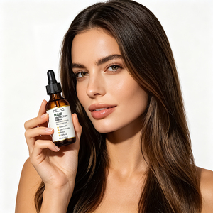 Sérum capillaire Redensyl OEM ODM, traitement avancé du cuir chevelu et des cheveux, acide hyaluronique, cheveux plus résistants et plus brillants. - Product Image 1