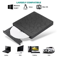 Yüksek Hızlı Veri Aktarımı Usb Optik Sürücüler Pc Masaüstü/laptop/linux/mac Os/windows11/10/8/7/xp Harici Dvd Sürücüsü için Oynatıcı