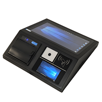 Sistem Terminal POS All-in-One Edobbo 11,6 Inci dengan Intel Core I3/i5/i7 Android & Windows, Fungsi SDK NFC Terintegrasi, untuk Penggunaan Dalam Ruangan