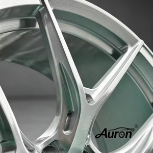 Rueda de Aleación de Aluminio Auron 5.5x17 Pulida Multirradio de Una Pieza Fundida para Automóvil de Pasajeros, Rueda de Mejora para Retrofit - Product Image 2