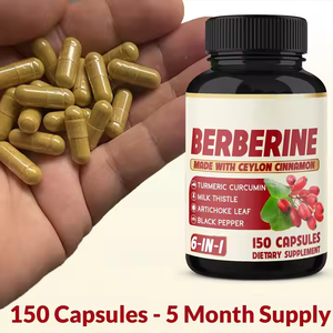 Suplemen Kapsul Kompleks Berberin Quercetin Spermidin Organik OEM ODM - Product Image 4