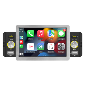 Autoradio CarPlay <span class=keywords><strong>5</strong></span> pouces avec écran tactile Android <span class=keywords><strong>Auto</strong></span> filaire, protection des câbles de charge USB, autoradio MP5 universel - Product Image 1