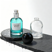 Flacon de parfum en verre mat personnalisé, ensemble complet avec marquage à chaud - Bouchon, pompe et emballage personnalisés, service tout-en-un