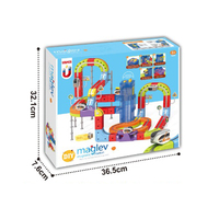 Popular Set de Tren Magnético DIY de 176 Piezas, Bloques de Construcción de Vías, Juguete Educativo de Ciencia y Construcción para Niños
