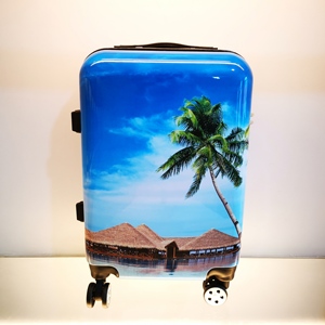 <span class=keywords><strong>Valise</strong></span> de <span class=keywords><strong>voyage</strong></span> rigide en PC personnalisable avec logo imprimé, ensemble de trois pièces avec roues pivotantes, idéale pour l'aéroport – Nouveauté ! - Product Image 6