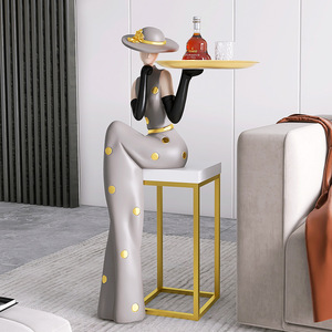 Moderno e minimalista pavimento creativo vassoio Art <span class=keywords><strong>ingresso</strong></span> sala ufficio luce di lusso resina decorazioni per la casa per il soggiorno - Product Image 1