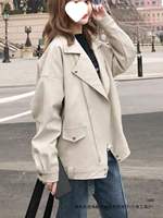 Veste Moto Noire Premium Femme en Similicuir PU – Manteau ODM pour Fête d'Automne