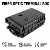 Caja de Distribución Óptica de 16 Puertos, Caja Terminal de Fibra Óptica, Caja Divisora ODB