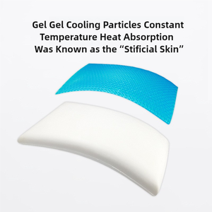 Almohada de bambú de gel de autoenfriamiento de lujo para hotel de 5 estrellas, estilo moderno personalizable con espuma para soporte para el cuello - Product Image 3