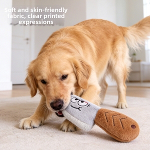 Jouets à mâcher pour chiens en forme d'axe, de couteau et de marteau, écologiques, amusants, jouets en peluche qui couinent pour Corgi, Bouledogue Français, jouets interactifs anti-déstruction - Product Image 3
