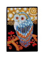 Carnet moderne LS A5, kit de peinture au diamant 5D DIY, motif floral mandala peint à la main, couverture en papier, bloc-notes