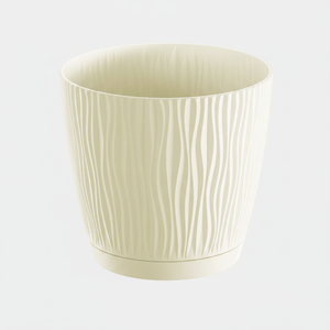 SANDY P 1L. Vaso da fiori, dimensioni (mm) 129x129x120, colore crema - Product Image 2