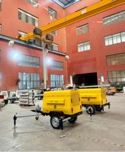 4x1000W Hướng dẫn sử dụng tháp ánh sáng quanchai Máy phát điện diesel di động chiếu sáng tháp OEM nhà máy - Product Image 3