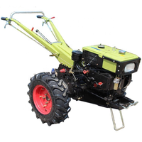 Tracteur de marche Diesel de haute qualité, 2 roues de 10 cv/tracteur agricole de champ de riz à bas prix