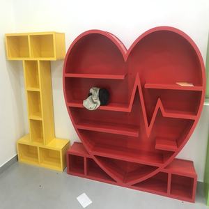 Chiquitos fabricante estantería creativa 3D letra alfabeto en forma de librería para niños Biblioteca <span class=keywords><strong>Centro</strong></span> de lectura guardería decoración del hogar - Product Image 1