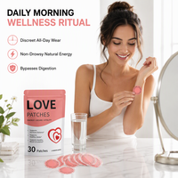 Patch Corporel Transdermique Herbal Énergie Vitalité Équilibre Hormonal Soutien Peau Autocollant Maca Ginseng Patch Amour pour Couples